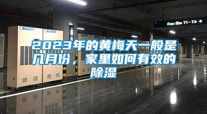 2023年的黄梅天一般是几月份，家里如何有效的除湿