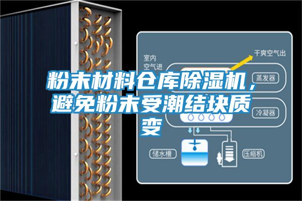粉末材料仓库除湿机，避免粉末受潮结块质变