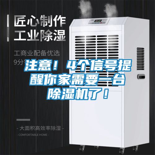注意!4个信号提醒你家需要一台除湿机了!