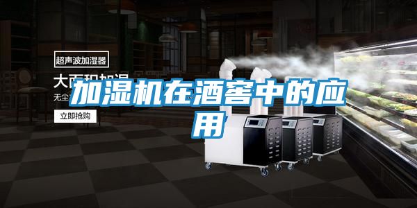 加湿机在酒窖中的应用