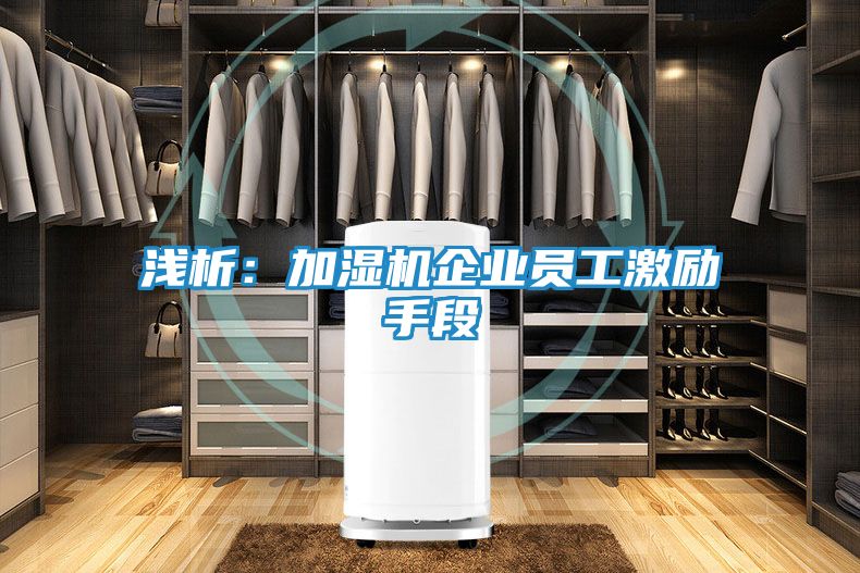 浅析：加湿机企业员工激励手段