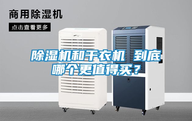 除湿机和干衣机 到底哪个更值得买？