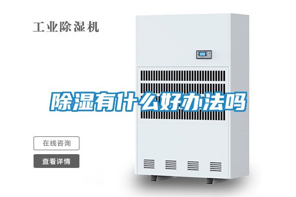 除湿有什么好办法吗