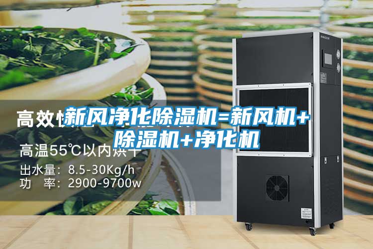 新风净化除湿机=新风机+除湿机+净化机