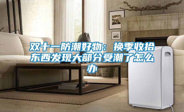 双十一防潮好物：换季收拾东西发现大部分受潮了怎么办