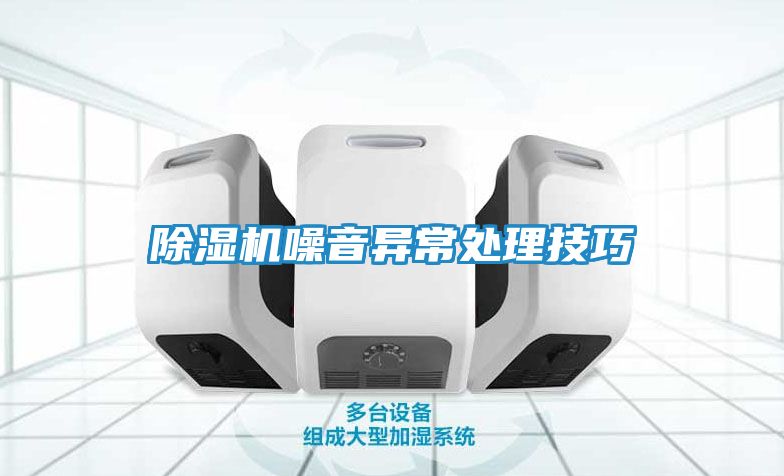 除湿机噪音异常处理技巧
