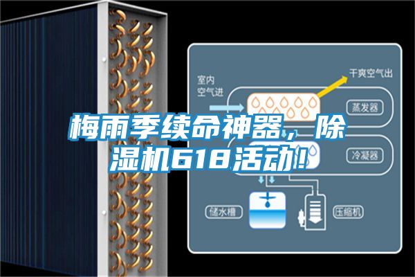 梅雨季续命神器,除湿机618活动!