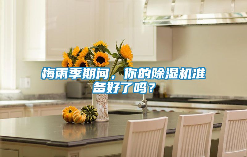 梅雨季期间，你的除湿机准备好了吗？