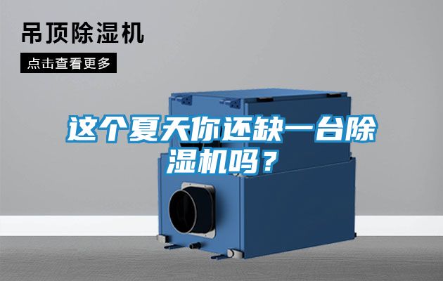 这个夏天你还缺一台除湿机吗？