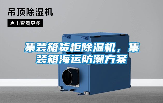 集装箱货柜除湿机，集装箱海运防潮方案