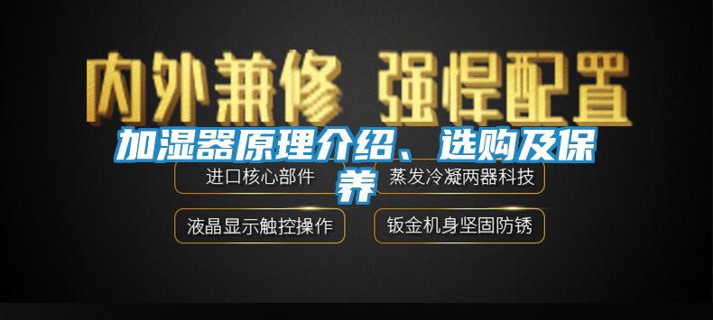 加湿器原理介绍、选购及保养