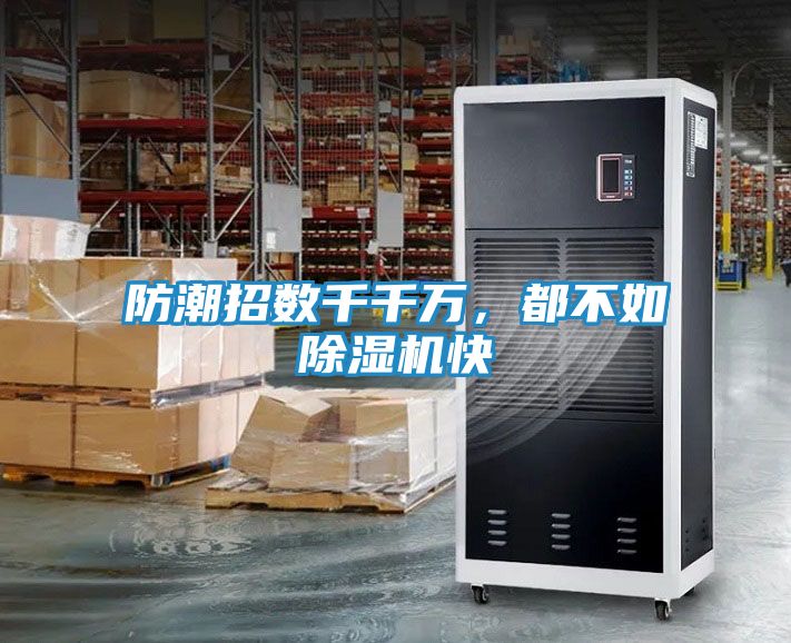 防潮招数千千万，都不如除湿机快