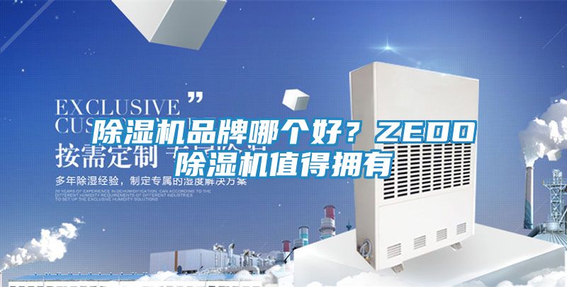 除湿机品牌哪个好？ZEDO除湿机值得拥有