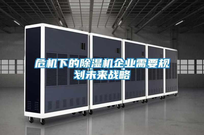 危机下的除湿机企业需要规划未来战略