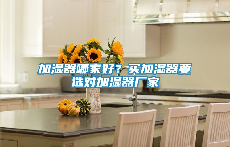加湿器哪家好?买加湿器要选对加湿器厂家