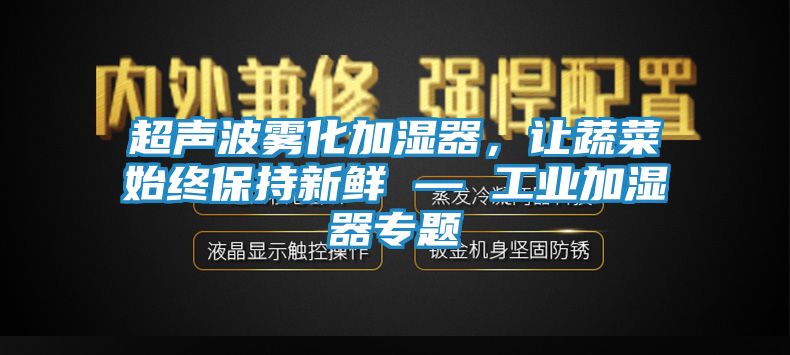 超声波雾化加湿器，让蔬菜始终保持新鲜 — 工业加湿器专题