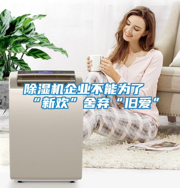 除湿机企业不能为了“新欢”舍弃“旧爱”