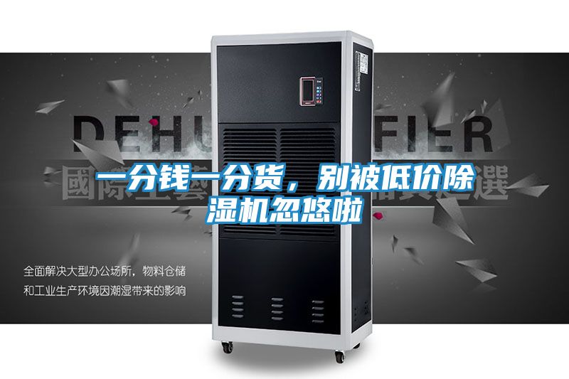 一分钱一分货，别被低价除湿机忽悠啦