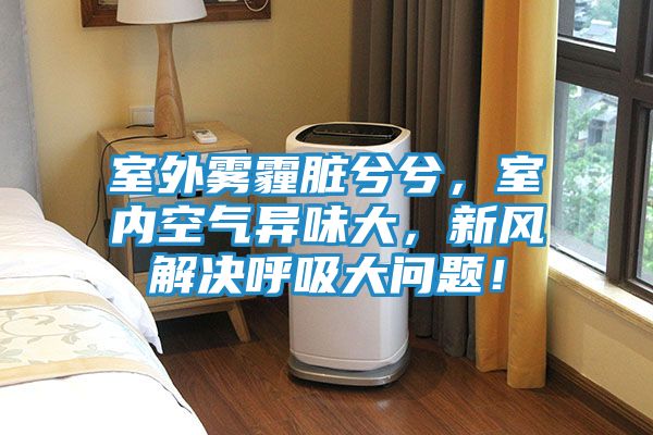 室外雾霾脏兮兮，室内空气异味大，新风解决呼吸大问题！