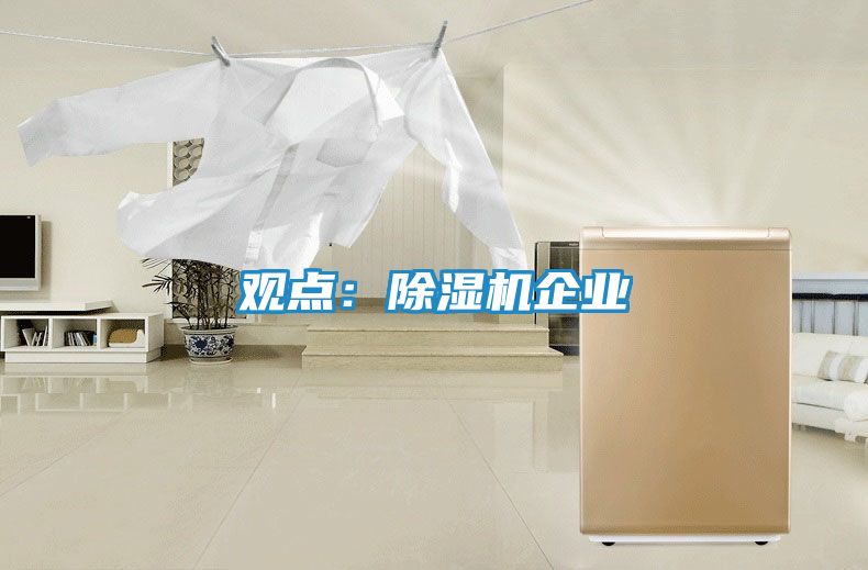 观点：除湿机企业