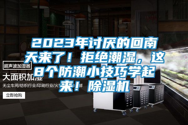 2023年讨厌的回南天来了！拒绝潮湿，这8个防潮小技巧学起来！除湿机