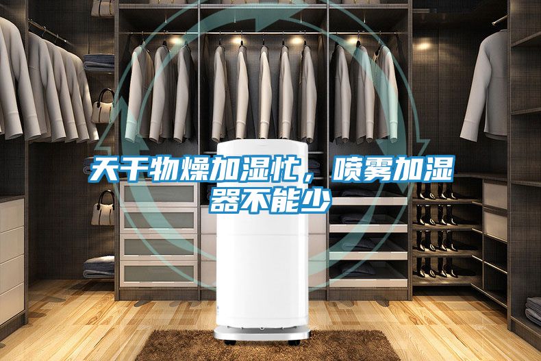 天干物燥加湿忙，喷雾加湿器不能少