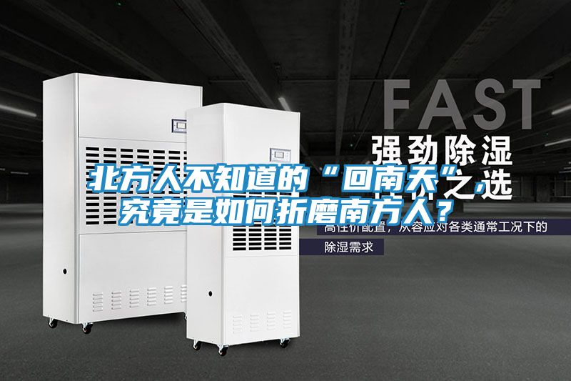 北方人不知道的“回南天”，究竟是如何折磨南方人？