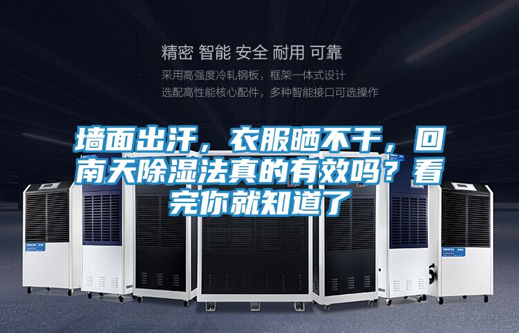 墙面出汗，衣服晒不干，回南天除湿法真的有效吗？看完你就知道了