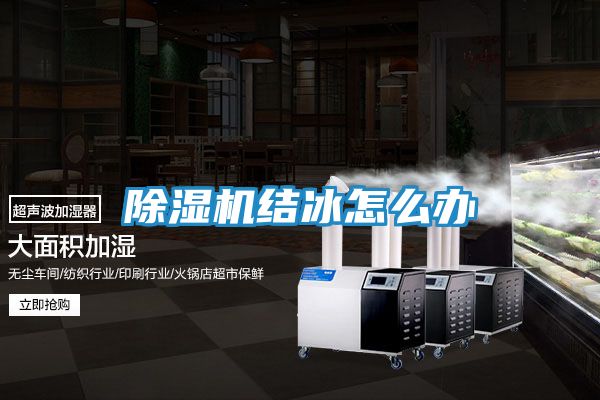 除湿机结冰怎么办