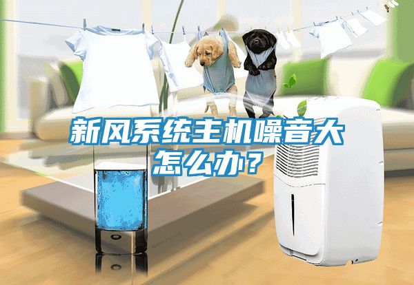 新风系统主机噪音大怎么办？