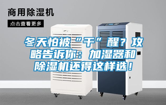 冬天怕被“干”醒？攻略告诉你：加湿器和除湿机还得这样选！