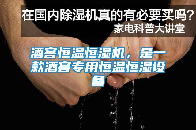 酒窖恒温恒湿机，是一款酒窖专用恒温恒湿设备