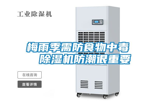 梅雨季需防食物中毒  除湿机防潮很重要