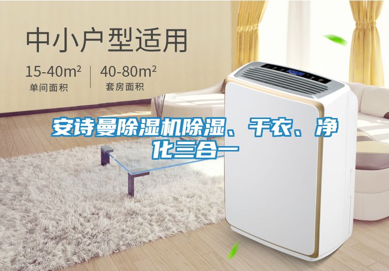 安诗曼除湿机除湿、干衣、净化三合一