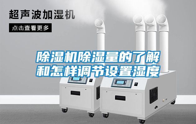 除湿机除湿量的了解和怎样调节设置湿度