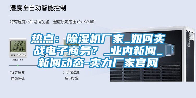 热点:除湿机厂家_如何实战电子商务?_业内新闻_新闻动态-实力厂家官网
