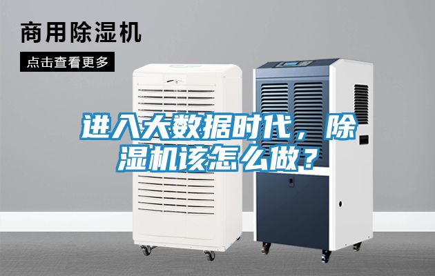 进入大数据时代，除湿机该怎么做？
