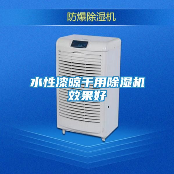 水性漆晾干用除湿机效果好