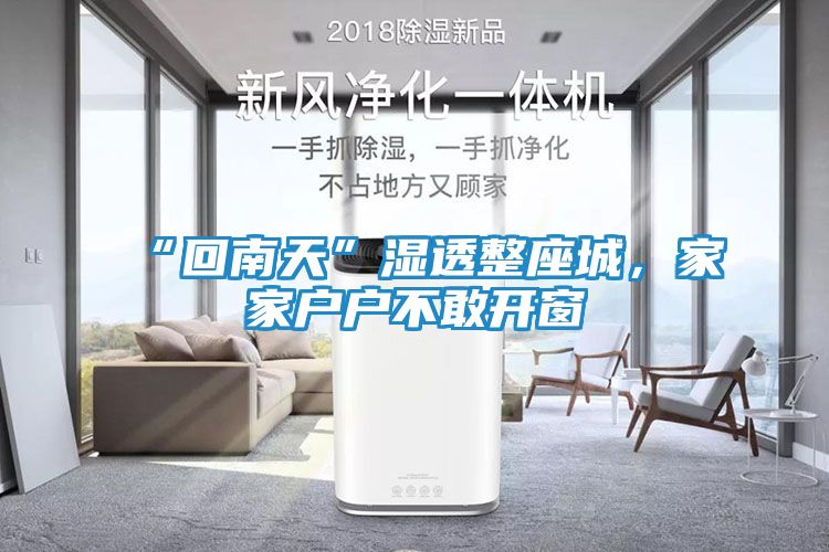 “回南天”湿透整座城，家家户户不敢开窗