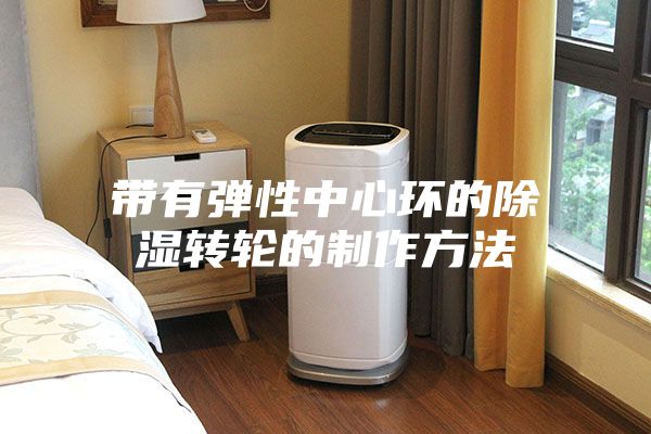 带有弹性中心环的除湿转轮的制作方法