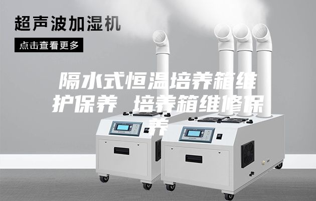 隔水式恒温培养箱维护保养 培养箱维修保养