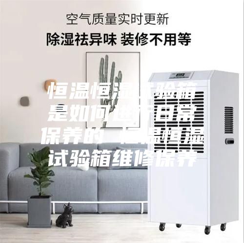 恒温恒湿试验箱是如何进行日常保养的 恒温恒湿试验箱维修保养