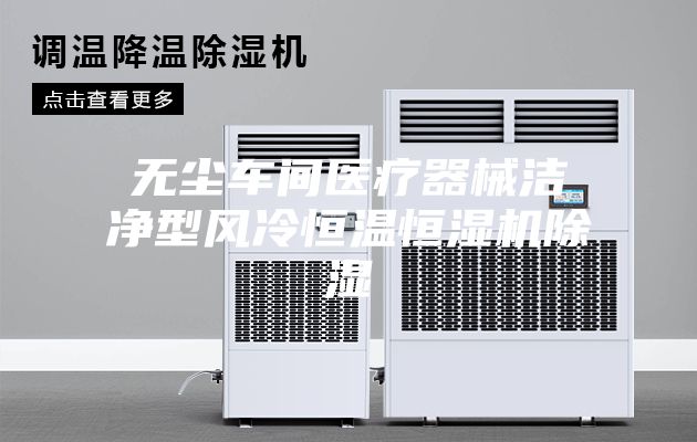 无尘车间医疗器械洁净型风冷恒温恒湿机除湿