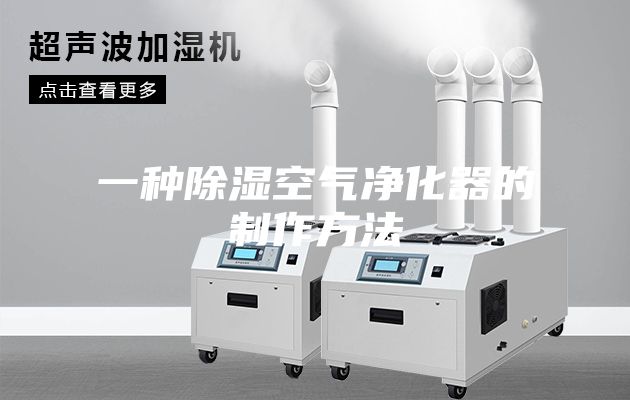 一种除湿空气净化器的制作方法