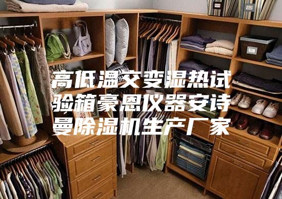 高低温交变湿热试验箱豪恩仪器安诗曼除湿机生产厂家