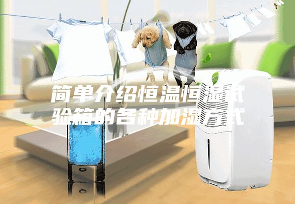 简单介绍恒温恒湿试验箱的各种加湿方式