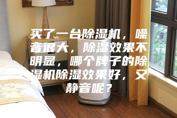 买了一台除湿机，噪音很大，除湿效果不明显，哪个牌子的除湿机除湿效果好，又静音呢？