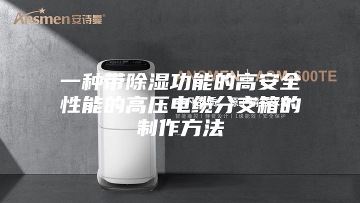 一种带除湿功能的高安全性能的高压电缆分支箱的制作方法