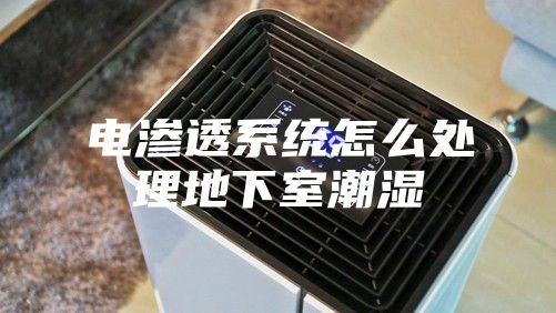 电渗透系统怎么处理地下室潮湿