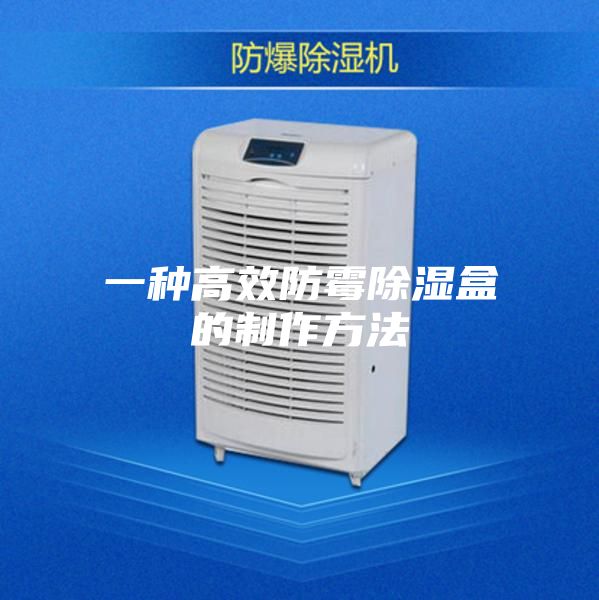 一种高效防霉除湿盒的制作方法